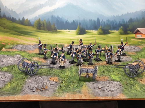 28mm Napoleonic War DPS British Royal Artillery 9-pounder Battery 1808-15 HW202 - Picture 11 of 14