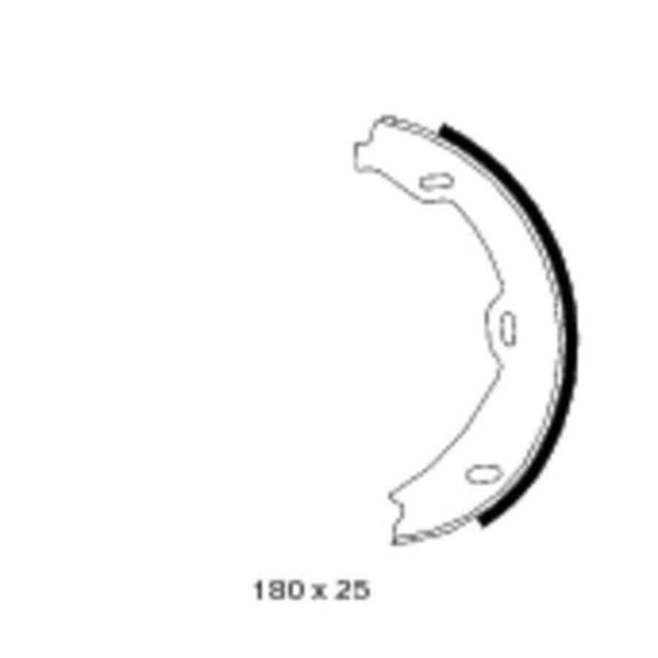 Textar Trommelbremsbelag 91058900-image