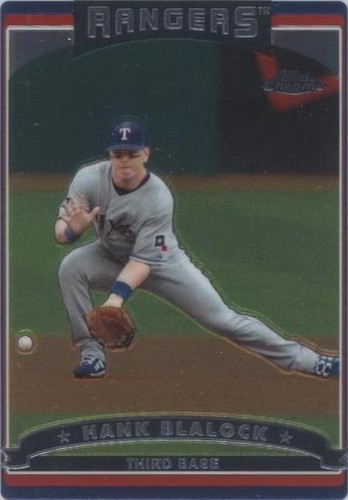 クロロバルファルク 2004 Topps Chrome HANK BLALOCK X-Fractor Refractor #92 #'d/172 | eBay