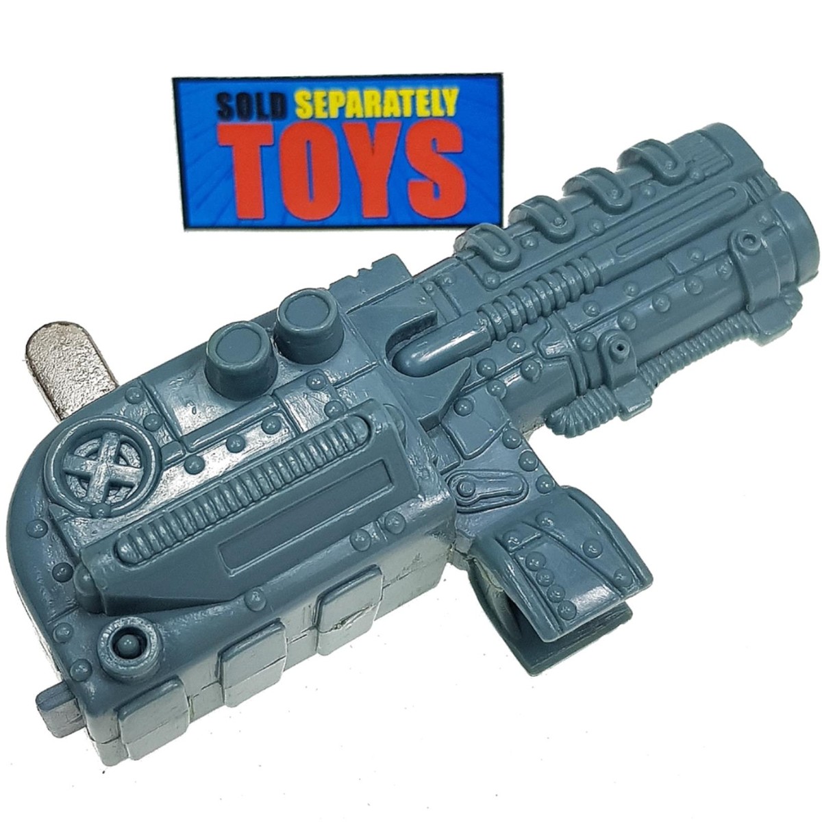 Vtg RoboCop Ultra Police Scorcher CAP GUN launcher Kenner gray