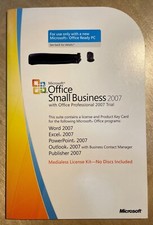 Microsoft Office Small Business 2007 Product Key for Windows