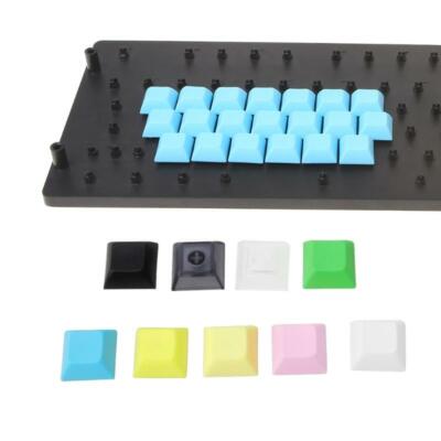 PBT Keycaps DSA 1u Blank Printed Keycaps For Gaming Mechanical Keyboard