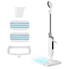 Powerful Steam Mop for Hardwood Floors - 1200W, 11.16oz Capacity