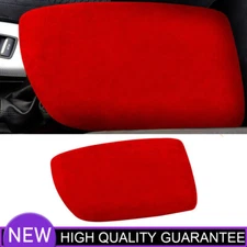 For BMW F20 F21 F22 F23 2012-2019 Red Suede Car Armrest Box Cover Trim Protector