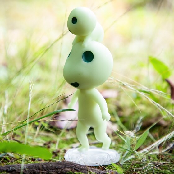 【当時物】【希少】princess mononoke stamp kodama Princess Mononoke Kodama Figurine Kodama on the Ride Ghibli