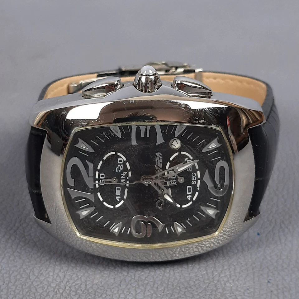 Reloj Chronotech Analógico Cuarzo Hombre Correa de Cuero 2223J con Caja - Imagen 4 de 4