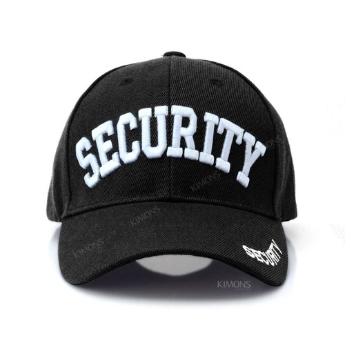 Cappello da baseball di sicurezza guardia ufficiale regolabile nero ricamato SC-1 - Foto 8 di 19