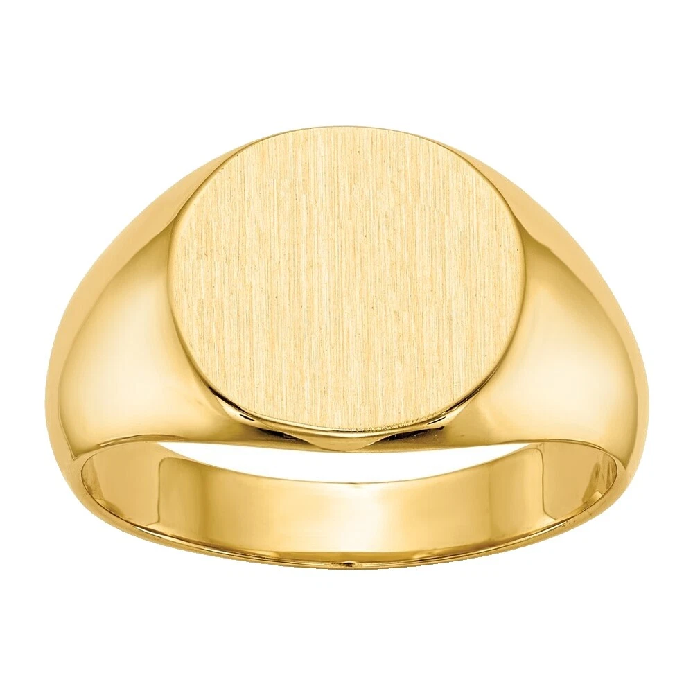 Signet Rings for Men without Stone 10 Ring