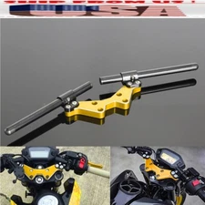 US GOLD Handlebar Risers Clip-On Kit Sport For 2013-2025 HONDA GROM MSX125 CT125