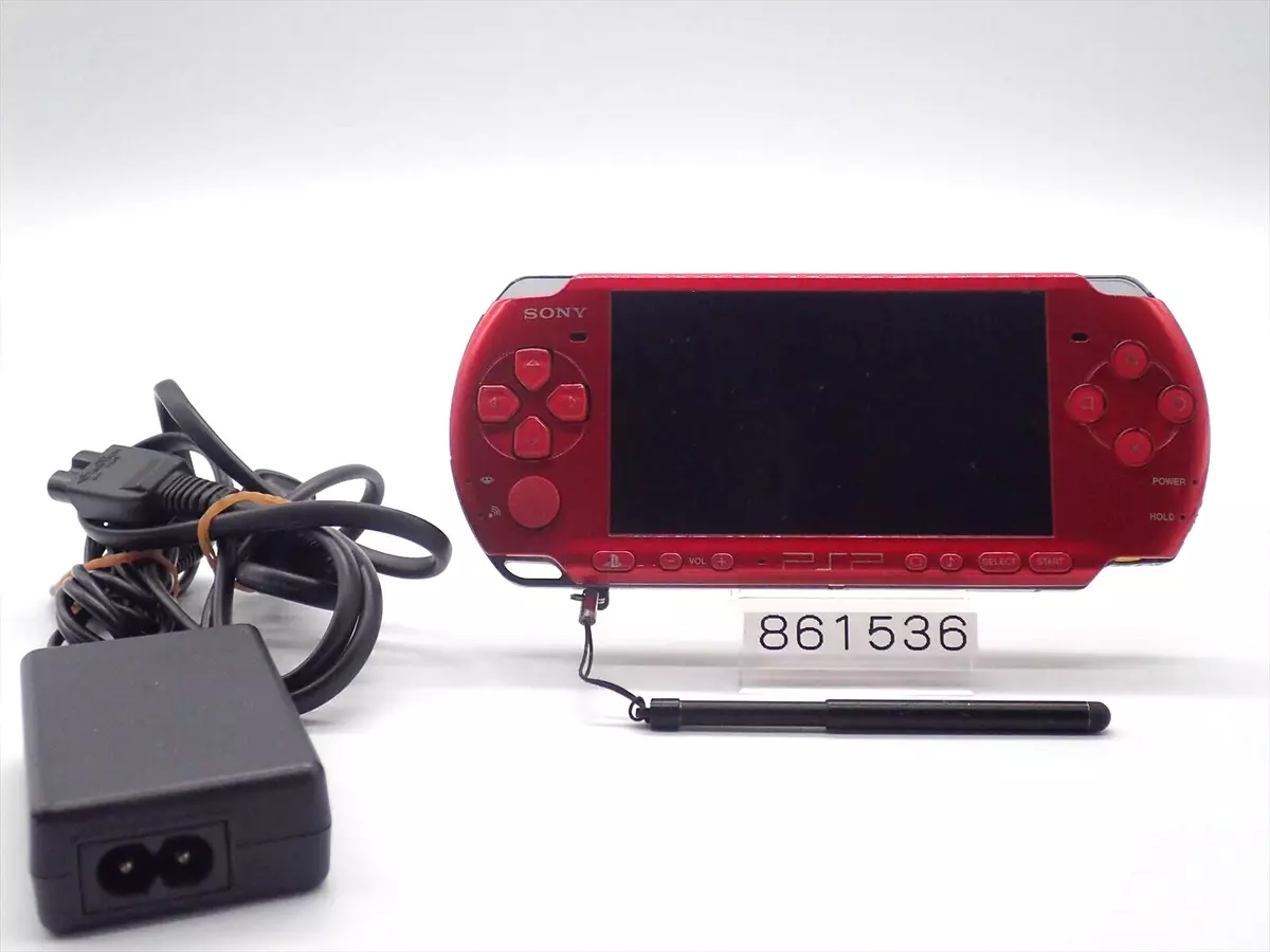 【With Defects】 Good PlayStation console PSP-3000RR PSP 3000 Radiant Red 861536