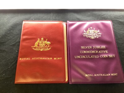 コレクション  AUSTRALIAN MINT 1976 & 1977 Australia Uncirculated Coin Set: Royal Australian Mint