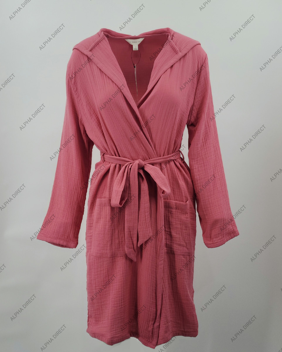 Pure Cotton Towelling Marks And Spencer Short Dressing Gown Ladies