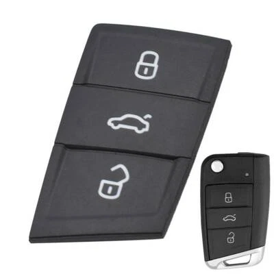 XUKEY Replacement Pad For VW Golf For SEAT Ateca Leon Ibiza Remote Key Fob 3 Button