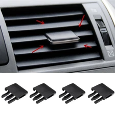 4× Car Air Conditioner Vent Center Dash A/C Outlet Louvre Blade Slice Leaf Clips