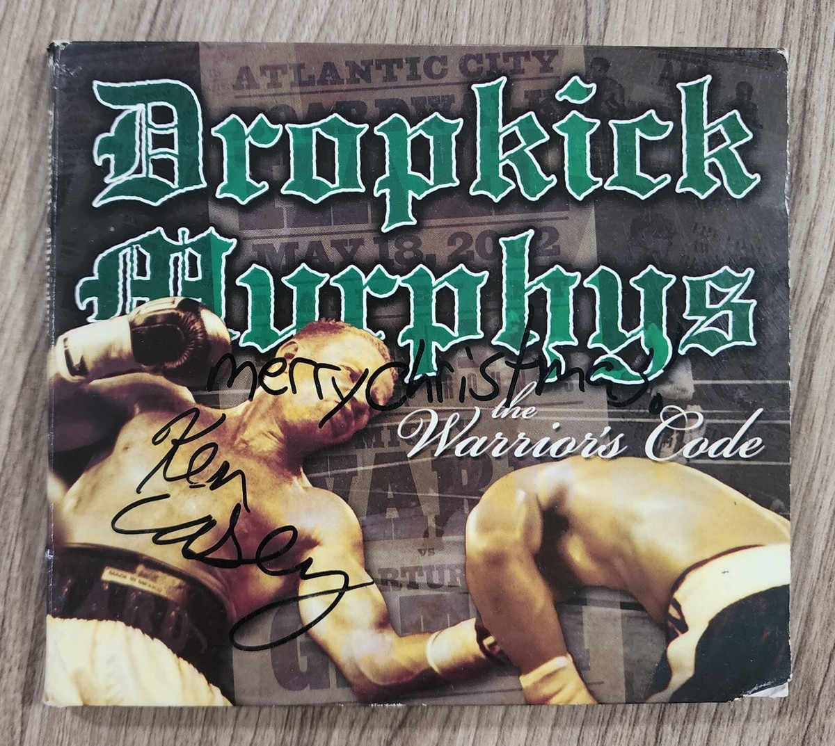 Ken Casey Signed Dropkick Murphys - The Warriors Code CD