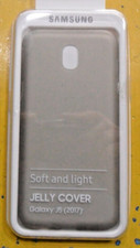 JELLY COVER CUSTODIA ORIGINALE SAMSUNG per GALAXY J5 2017 GOLD TRASPARENTE NUOVA