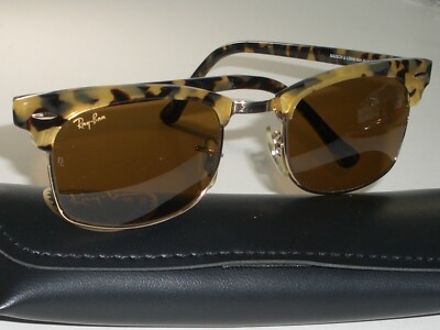 VINTAGE B&L RAY BAN W1483 B15 ANTIQUE TORTOISE RECTANGULAR
