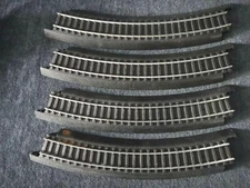 L15 Lot of 12 HO Life-Like Power-Loc 18" Radius, 30 Degree Curved Track #2