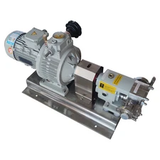 Colloid Pump Cam Rotor Pump Transfering High Viscosity Liquids 220V 3-Phase