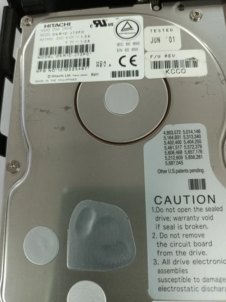 Hitachi Ultrastar DKR1C-J72FC 72GB 10000RPM 3.5" 2Gbps 16MB Fibre Channel HDD - Image 2 of 4