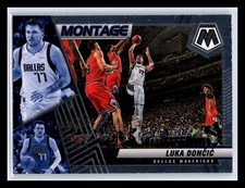 2021-22 Panini Mosaic #26 Luka Doncic Montage Mosaic Insert Dallas Mavericks