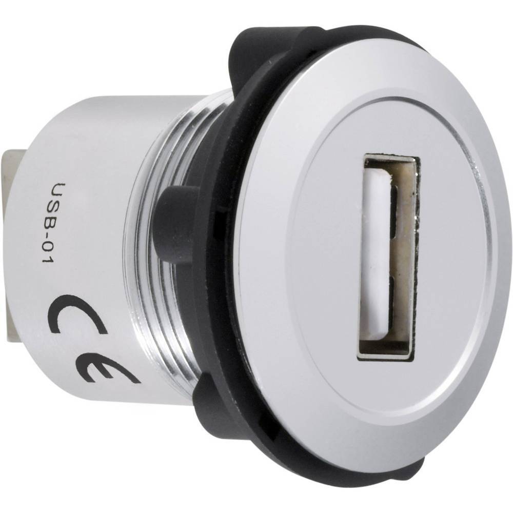 Presa USB USB-01 Presa USB tipo A su presa USB tipo A 1229310 TRU COMPONENTS