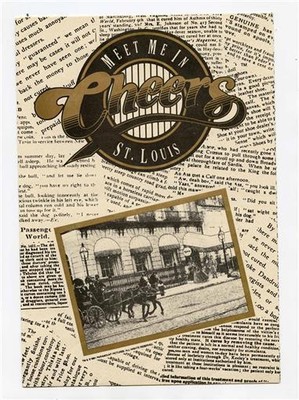 CHEERS Meet Me In St Louis Menu Where Everybody Knows Your Name 1995