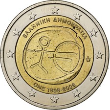 [#1164279] Griechenland, 2 Euro, EMU, 2009, Athens, UNZ, Bi-Metallic, KM:227