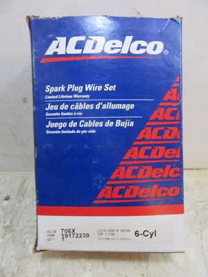 GENUINE GM ACDELCO 19172239 706X IGNITION SPARK PLUG WIRE SET | eBay