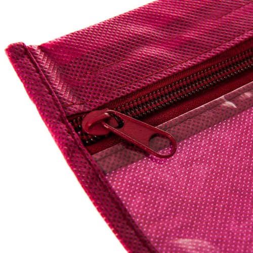 10/20/30 CLEAR MAROON SAREE CLOTHES GARMENT SARI STORAGE BAGS WARDROBE ORGANISER - Picture 5 of 13