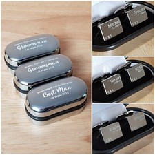 Personalised Wedding Cufflinks for Groom, Best Man, Usher, Father of the Bride