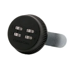 FJM SECURITY PRODUCTS 4-dial Combination Cam Lock (5/8"),  Black
