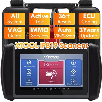 XTOOL IP819 Car Full System Diagnostic Scanner Key Coding IMMO Programming Tool
