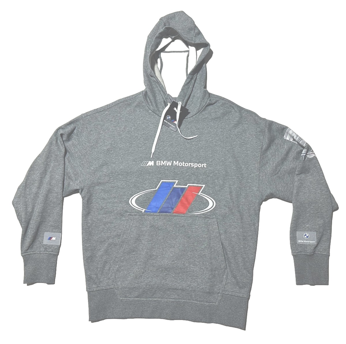 Puma BMW Motorsport Street Hoodie Terry Gray Heather 531125 03