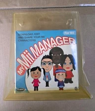 Mii Manager for Wii - Complete in Box Nintendo Wii 3rd Party Software