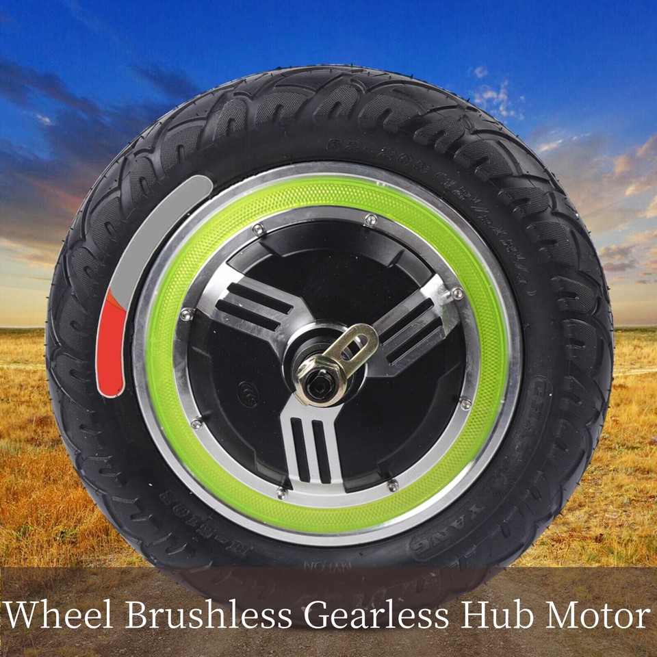 48V 12'' Gearless Brushless Hub Motor Wheel Front Rear EBike Hub Wheel