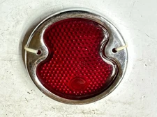 STIMSONITE Red Glass FORD Car Auto vintage TruCk TAIL LamP BeZeL early Auto #2