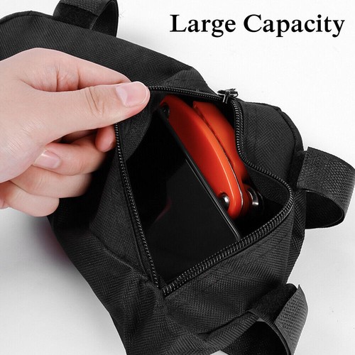 Bike Waterproof Handlebar Bag Bicycle Front Basket Pack Cycling Storage Pouch - Picture 20 of 25