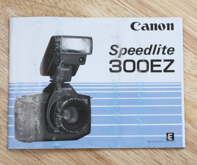 ® CANON SPEEDLITE 300EZ INSTRUCTIONS/130502 | eBay