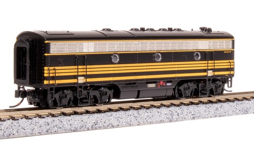 Locomotora diésel Broadway Limited 7771 escala N DRGW EMD F7B negra de 3 bandas 5563 | Zustand: New