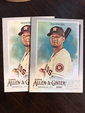 2020 Topps Allen and Ginter Hot Box Silver & Base #190 Yuli Gurriel  Astros