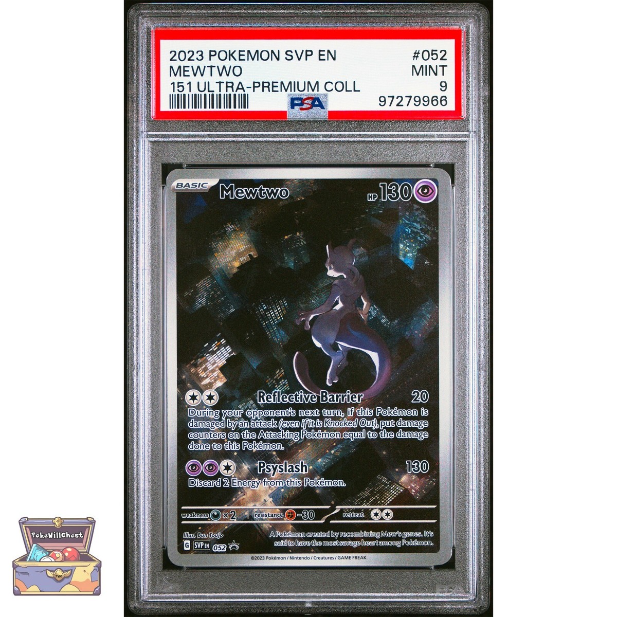 MEWTWO 052 POKEMON SVP EN-SV BLACK STAR PROMO S&V 151 ULTRA
