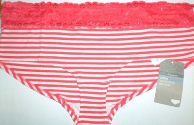 Marks and spencer Lace Bandeau High Rise Shorts Knickers Pants Briefs Black 18