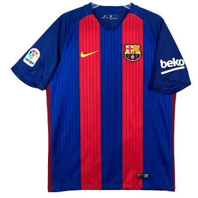 FC Barcelona Nike 2016 2017 Soccer Jersey Home Football 776850-481