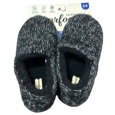 NEW Dearfoams Kids Knit Slippers Sz 2/3