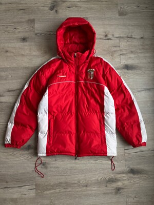 Legea SC Braga Football Winter Puffer Jacket Vintage