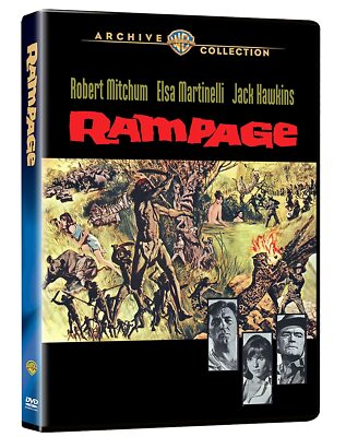 Rampage 1963 Elsa Martinelli, Jack Hawkins, Robert Mitchum, Sabu, Phil Karlson