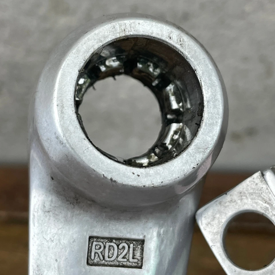 Juego de bielas SPLINE especializadas vintage 172,5 mm 74 130 BCD triple años 90 S brazo fuerte Foto 3 de 4