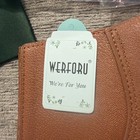 WERFORU Women Corset Elastic Belt Wide Retro Lace-up Brown — photo 4