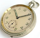 Antique Pocket Watch Swiss Made Open Face Manual Wind Rare Vintage 50.9mm